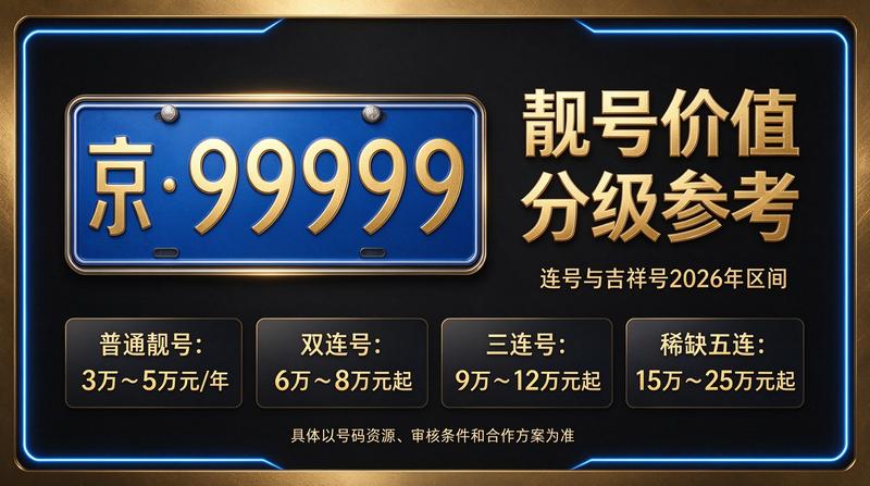 北京京牌闲置指标展示